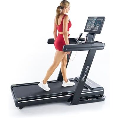 Echelon Stride 50-RCX Treadmill for Home Cardio with 3.0 Peak DC Motor, LED Screen, 12.5 MPH Speed, 15% Incline, Air Cushioning Deck, Bluetooth, 350 LB Capacity + 30-Day Free Membership Echelon Stride 50-RCX Treadmill for Home Cardio with 3.0 Peak DC Motor, LED Screen, 12.5 MPH Speed, 15% Incline, Air Cushioning Deck, Bluetooth, 350 LB Capacity + 30-Day Free Membership