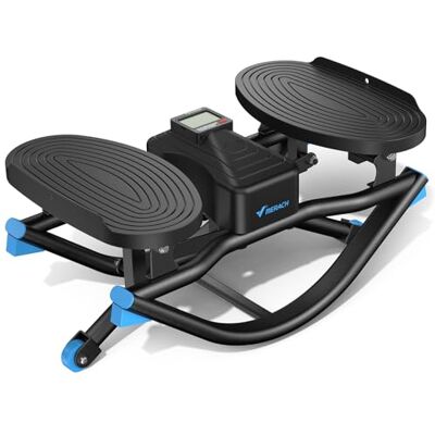 MERACH Rock Stepper for Home,U-shaped Lateral Stepper with Resistance Bands MERACH Rock Stepper for Home,U-shaped Lateral Stepper with Resistance Bands