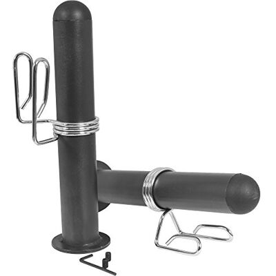 GORILLA SPORTS ® Olympic Adapter Sleeve 2" for 1" Barbell Bars, with 2 Spring Locks, Allen Key, Black Barbell Adapters, Strength Training, Weight Lifting Bar, Workout, Fitness, Gym GORILLA SPORTS ® Olympic Adapter Sleeve 2" for 1" Barbell Bars, with 2 Spring Locks, Allen Key, Black Barbell Adapters, Strength Training, Weight Lifting Bar, Workout, Fitness, Gym