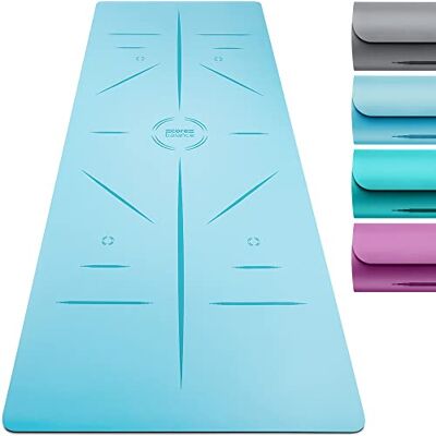 Balance Rubber Exercise & Yoga Mat Heavy-Duty Rubber, PU-Coated Non-Slip Grip, Extra-Wide, Shock-Absorbent, Ideal for Yoga, Pilates & HIIT, Carry Strap Included Balance Rubber Exercise & Yoga Mat Heavy-Duty Rubber, PU-Coated Non-Slip Grip, Extra-Wide, Shock-Absorbent, Ideal for Yoga, Pilates & HIIT, Carry Strap Included