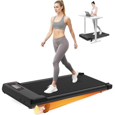 HOMEFITNESSCODE Walking Pad with 8% Incline, 2.5HP Under Desk Treadmill HOMEFITNESSCODE Walking Pad with 8% Incline, 2.5HP Under Desk Treadmill