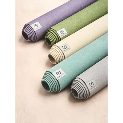 Yogamatters Eco Rise Yoga Mat 3mm Eco Friendly and Vegan Natural Tree Rubber Non-Slip Exercise Mat for Yoga, Pilates, Gym and Fitness (Eucalyptus) Yogamatters Eco Rise Yoga Mat 3mm Eco Friendly and Vegan Natural Tree Rubber Non-Slip Exercise Mat for Yoga, Pilates, Gym and Fitness (Eucalyptus)