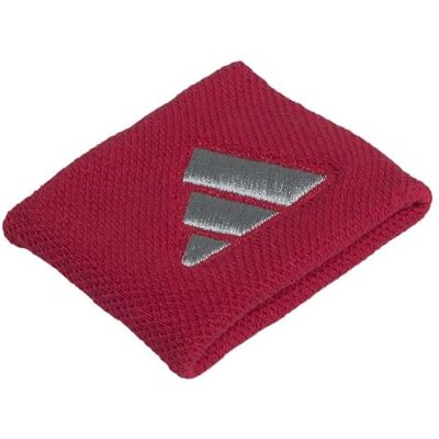 adidas Wristband 2-Piece Set, Small, Red/Grey adidas Wristband 2-Piece Set, Small, Red/Grey
