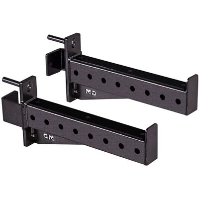 GYM MASTER GM2 Safety Spotter Arms with Protective UHMW Pad 60mm Racks GYM MASTER GM2 Safety Spotter Arms with Protective UHMW Pad 60mm Racks