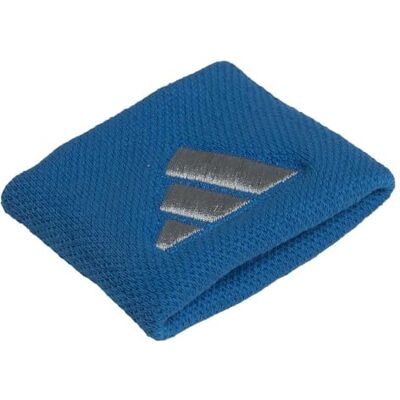 adidas Wristband 2-Piece Set, Small, Blue/Grey adidas Wristband 2-Piece Set, Small, Blue/Grey