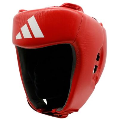 adidas IBA Licensed Boxing Head Guard Amateur Competition Ready Adjustable Non-Slip Head Guard for Cheeks, Forehead, and Ear Protection Certified Approved Head Guard for Boxing adidas IBA Licensed Boxing Head Guard Amateur Competition Ready Adjustable Non-Slip Head Guard for Cheeks, Forehead, and Ear Protection Certified Approved Head Guard for Boxing