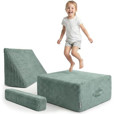KiddyMoon Kids Indoor Trampoline 2 In 1, Removable Washable Zip Ribbed Cover, Mini Trampoline For Home KiddyMoon Kids Indoor Trampoline 2 In 1, Removable Washable Zip Ribbed Cover, Mini Trampoline For Home
