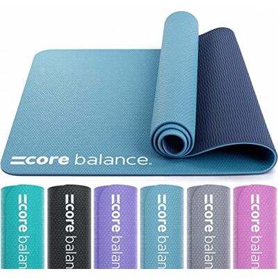 Balance TPE Yoga Mat, 183cm x 61cm, Horizon Blue Balance TPE Yoga Mat, 183cm x 61cm, Horizon Blue