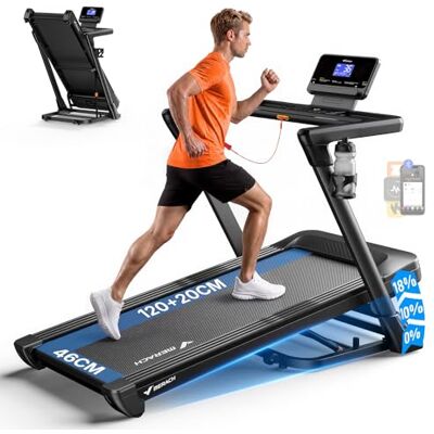 MERACH Premium Folding Treadmill with Extra-Wide 46 x 140cm Running Belt MERACH Premium Folding Treadmill with Extra-Wide 46 x 140cm Running Belt