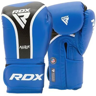 RDX Sports AURA Boxing Gloves - Blue - Impact Protection RDX Sports AURA Boxing Gloves - Blue - Impact Protection