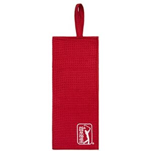 PGA Tour Golf Towel - Microfibre, Chili Pepper - 38" x 16" - Golf Accessories PGA Tour Golf Towel - Microfibre, Chili Pepper - 38" x 16" - Golf Accessories