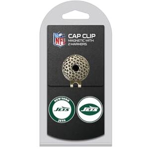 Team Golf NFL New York Jets Cap Clip With 2 Golf Ball Markers Golf Cap Clip with 2 Removable Double-Sided Enamel Magnetic Ball Markers, Attaches Easily to Hats Team Golf NFL New York Jets Cap Clip With 2 Golf Ball Markers Golf Cap Clip with 2 Removable Double-Sided Enamel Magnetic Ball Markers, Attaches Easily to Hats