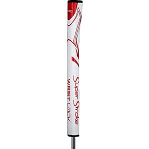 Super Stroke SuperStroke Zenergy Wrist Lock Putter Grip White/Red Super Stroke SuperStroke Zenergy Wrist Lock Putter Grip White/Red