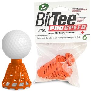 BirTee Pro Speed - Orange - 8 Pack Golf Tees BirTee Pro Speed - Orange - 8 Pack Golf Tees
