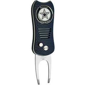 Team Golf NFL Dallas Cowboys Retractable Divot Tool with Double-Sided Magnetic Ball Marker, Features Patented Single Prong Design, Causes Less Damage to Greens Team Golf NFL Dallas Cowboys Retractable Divot Tool with Double-Sided Magnetic Ball Marker, Features Patented Single Prong Design, Causes Less Damage to Greens