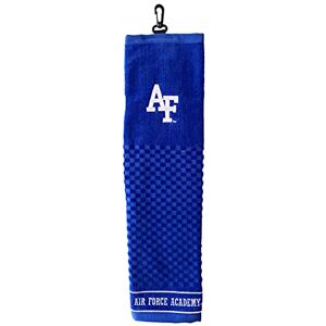 Team Golf NFL Air Force Acadamy Falcons Embroidered Golf Towel Embroidered Golf Towel, Checkered Scrubber Design, Embroidered Logo Team Golf NFL Air Force Acadamy Falcons Embroidered Golf Towel Embroidered Golf Towel, Checkered Scrubber Design, Embroidered Logo
