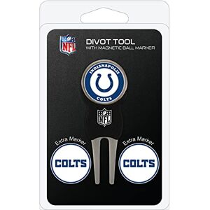 Team Golf NFL Indianapolis Colts Divot Tool with 3 Golf Ball Markers Pack, Markers are Removable Magnetic Double-Sided Enamel Team Golf NFL Indianapolis Colts Divot Tool with 3 Golf Ball Markers Pack, Markers are Removable Magnetic Double-Sided Enamel