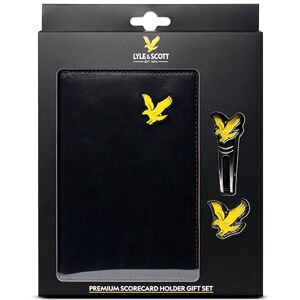 Lyle and Scott Golf Gifts: Leather Scorecard Holder - Golf Accessory Lyle and Scott Golf Gifts: Leather Scorecard Holder - Golf Accessory