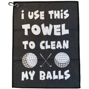 SHANKITGOLF Funny Golf Towel Gag Gift Clean Golf Balls Fun Golf Accessories With Clip For Golf Bag SHANKITGOLF Funny Golf Towel Gag Gift Clean Golf Balls Fun Golf Accessories With Clip For Golf Bag
