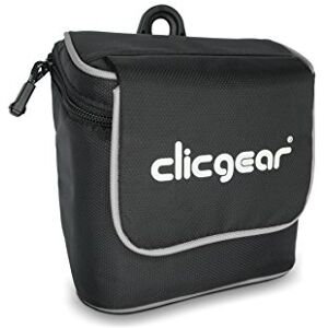 Clicgear Golf Trolley Accessory Bag, Black/White, 6" x 3.5 Clicgear Golf Trolley Accessory Bag, Black/White, 6" x 3.5