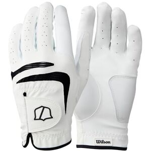 Wilson Grip Plus Men's Golf Glove, Provides Unmatched Grip, With a Breathable Mesh Design and Reflective Details, Colour: White, Size: L (Left Hand) Wilson Grip Plus Men's Golf Glove, Provides Unmatched Grip, With a Breathable Mesh Design and Reflective Details, Colour: White, Size: L (Left Hand)