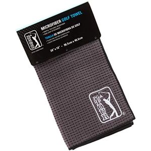PGA TOUR Golf Towel, Premium Microfibre Towel, Bag-loop, 38” x 16”, Golf Accessories, Asphalt, OS PGA TOUR Golf Towel, Premium Microfibre Towel, Bag-loop, 38” x 16”, Golf Accessories, Asphalt, OS