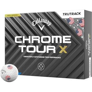 Callaway Golf Chrome Tour X Golf Ball 2024 USA TruTrack, One Dozen Callaway Golf Chrome Tour X Golf Ball 2024 USA TruTrack, One Dozen