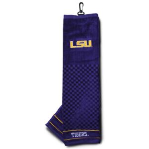 Team Golf LSU Tigers Embroidered Golf Towel - NCAA Official Team Golf LSU Tigers Embroidered Golf Towel - NCAA Official