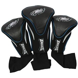 Team Golf NFL Philadelphia Eagles Contour Golf Club Headcovers (3 Count) Numbered 1, 3, & X, Fits Oversized Drivers, Utility, Rescue & Fairway Clubs, Velour lined for Extra Club Protection Team Golf NFL Philadelphia Eagles Contour Golf Club Headcovers (3 Count) Numbered 1, 3, & X, Fits Oversized Drivers, Utility, Rescue & Fairway Clubs, Velour lined for Extra Club Protection