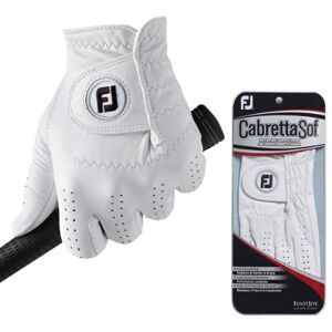 Footjoy CabrettaSof Golf Glove Packaging May Vary, White Footjoy CabrettaSof Golf Glove Packaging May Vary, White