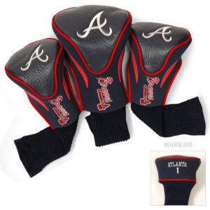 Team Golf MLB Atlanta Braves Contour Golf Club Headcovers (3 Count), Numbered 1, 3, & X, Fits Oversized Drivers, Utility, Rescue & Fairway Clubs, Velour lined for Extra Club Protection Team Golf MLB Atlanta Braves Contour Golf Club Headcovers (3 Count), Numbered 1, 3, & X, Fits Oversized Drivers, Utility, Rescue & Fairway Clubs, Velour lined for Extra Club Protection