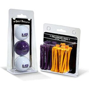 Team Golf NCAA LSU Tigers 3 Golf Balls And 50 Golf Tees Logo Imprinted Golf Balls (3 Count) & 2-3/4" Regulation Golf Tees (50 Count), Multi Colored Team Golf NCAA LSU Tigers 3 Golf Balls And 50 Golf Tees Logo Imprinted Golf Balls (3 Count) & 2-3/4" Regulation Golf Tees (50 Count), Multi Colored