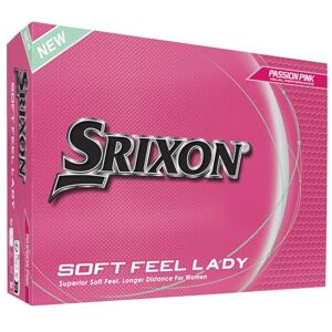 Srixon SOFT FEEL LADY Golf ball for ladies Low compression and easy high launch Ultra-soft feel Ideal for moderate swings and increased precision, PASSION PINK Srixon SOFT FEEL LADY Golf ball for ladies Low compression and easy high launch Ultra-soft feel Ideal for moderate swings and increased precision, PASSION PINK