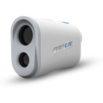 Shot Scope PRO L5 Golf Rangefinder with OLED Display, Adaptive Slope Technology, Targer-Lock Vibration, 1300 yard range & x7 magnification Shot Scope PRO L5 Golf Rangefinder with OLED Display, Adaptive Slope Technology, Targer-Lock Vibration, 1300 yard range & x7 magnification