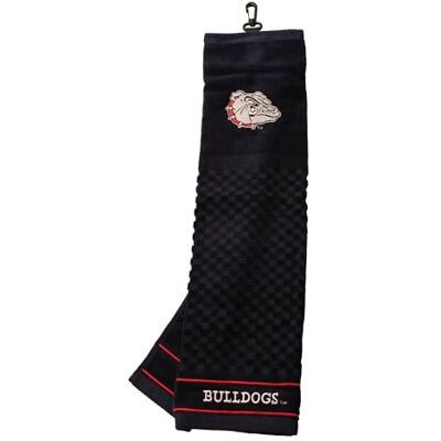 Team Golf NCAA Gonzaga Bulldogs Embroidered Golf Towel Embroidered Golf Towel, Checkered Scrubber Design, Embroidered Logo Team Golf NCAA Gonzaga Bulldogs Embroidered Golf Towel Embroidered Golf Towel, Checkered Scrubber Design, Embroidered Logo
