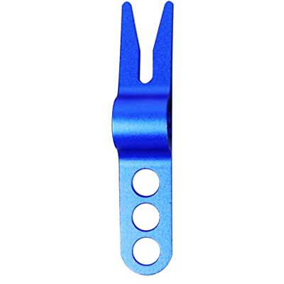 TAZIZI Divot Tool, Aluminum Alloy Golf Green Divot Fork Golf Ball Marker, Cleaner, Putting Green Fork Training for Golf Lovers, Multi-functional TAZIZI Divot Tool, Aluminum Alloy Golf Green Divot Fork Golf Ball Marker, Cleaner, Putting Green Fork Training for Golf Lovers, Multi-functional