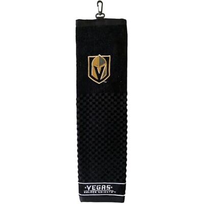 Team Golf NHL Embroidered Golf Towel, Checkered Scrubber Design, Embroidered Logo Team Golf NHL Embroidered Golf Towel, Checkered Scrubber Design, Embroidered Logo