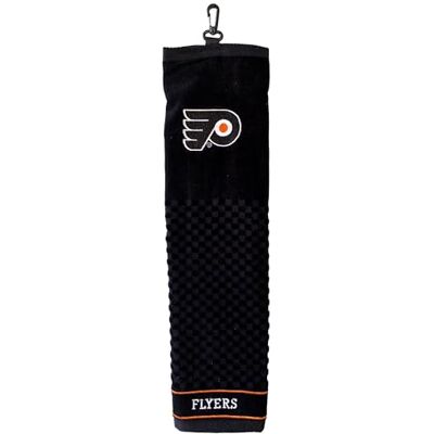 Team Golf NHL Embroidered Golf Towel, Checkered Scrubber Design, Embroidered Logo Team Golf NHL Embroidered Golf Towel, Checkered Scrubber Design, Embroidered Logo