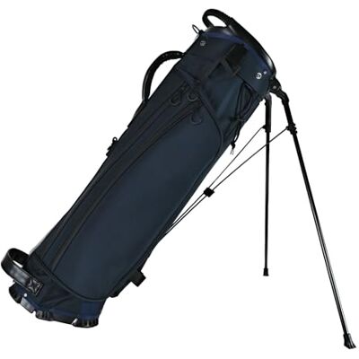 DFLY GOLF Vintage Waterproof Golf Bag – Navy Velvet Full-Length Dividers Insulated Cooler Pocket Lightweight DFLY GOLF Vintage Waterproof Golf Bag – Navy Velvet Full-Length Dividers Insulated Cooler Pocket Lightweight