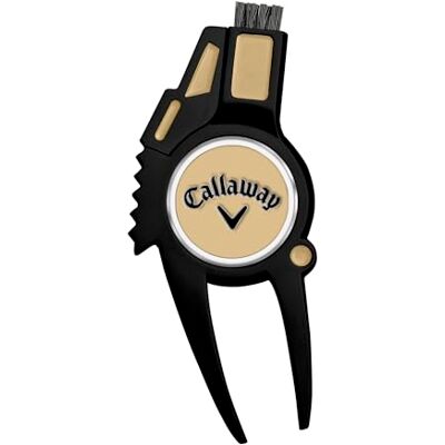 Callaway , 4 in 1 Golf Divot Tool Repair Tool Black/Gold Callaway , 4 in 1 Golf Divot Tool Repair Tool Black/Gold