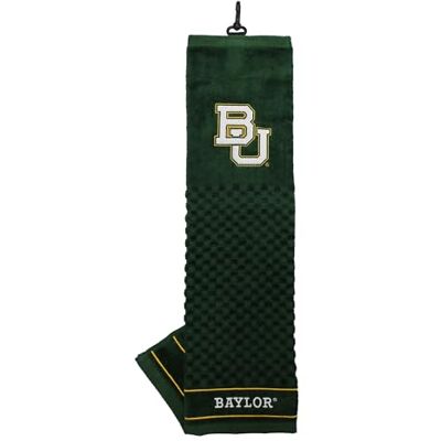 Team Golf NCAA Baylor Bears Embroidered Golf Towel Embroidered Golf Towel, Checkered Scrubber Design, Embroidered Logo Team Golf NCAA Baylor Bears Embroidered Golf Towel Embroidered Golf Towel, Checkered Scrubber Design, Embroidered Logo