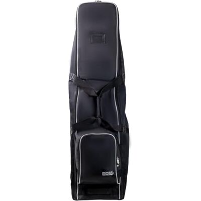Izzo Golf Deluxe Golf Travel Cover Golf Travel Bag/Cover Black/White Izzo Golf Deluxe Golf Travel Cover Golf Travel Bag/Cover Black/White