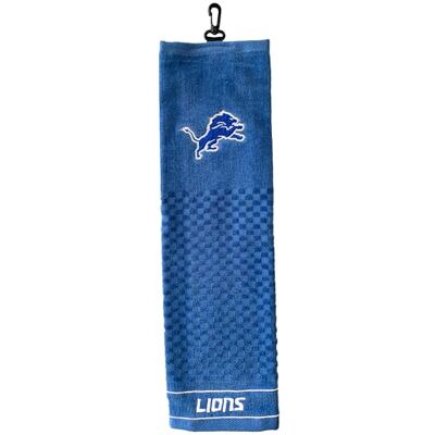 Team Golf NFL Detroit Lions Embroidered Golf Towel Embroidered Golf Towel, Checkered Scrubber Design, Embroidered Logo Team Golf NFL Detroit Lions Embroidered Golf Towel Embroidered Golf Towel, Checkered Scrubber Design, Embroidered Logo
