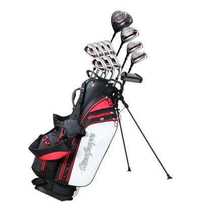 MACGREGOR ZT1 Mens Package Set, Stand Bag, Right Hand (Graphite/Steel Standard Length, Regular) MACGREGOR ZT1 Mens Package Set, Stand Bag, Right Hand (Graphite/Steel Standard Length, Regular)
