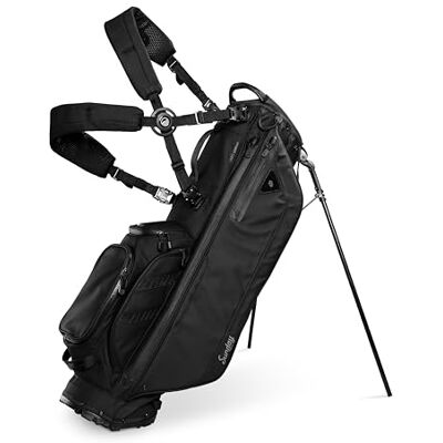 Sunday Golf Storm Ryder Waterproof Golf Bag with Stand, Weatherproof Golf Bags for Men with 5 Way Divider, Insulated Frosty Pocket, Umbrella Holder, Golf Cart Approved Sunday Golf Storm Ryder Waterproof Golf Bag with Stand, Weatherproof Golf Bags for Men with 5 Way Divider, Insulated Frosty Pocket, Umbrella Holder, Golf Cart Approved