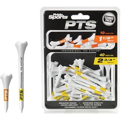 PrideSports PTS Evolution Combo Pride PTS Evolution Combo 2 3 4 1 Clamshell of 50 tees, Yellow, 2.3 UK PrideSports PTS Evolution Combo Pride PTS Evolution Combo 2 3 4 1 Clamshell of 50 tees, Yellow, 2.3 UK
