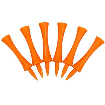 Masters 100 X 70mm Orange Castle (Graduated) Golf Tees Masters 100 X 70mm Orange Castle (Graduated) Golf Tees