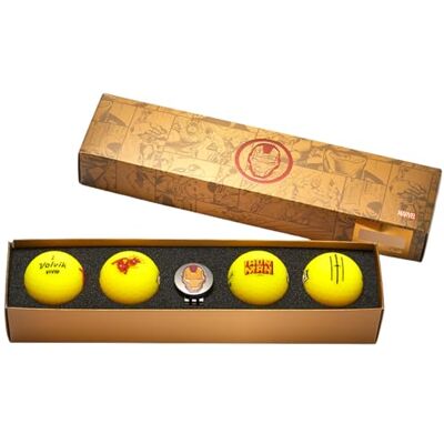 Volvik Vivid Golf Love Gift Set (4 x balls, 1 x ball marker, 2 x tees), Red/White Volvik Vivid Golf Love Gift Set (4 x balls, 1 x ball marker, 2 x tees), Red/White