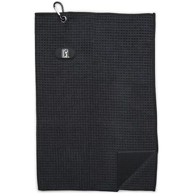 PGA TOUR Golf Towel, Caviar Black PGA TOUR Golf Towel, Caviar Black