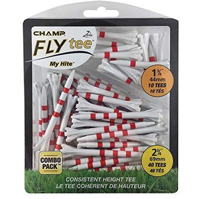 CHAMP - My Hite Flytees Combo - Red White - Golf Tees CHAMP - My Hite Flytees Combo - Red White - Golf Tees